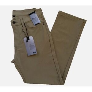 Levi's 514 Straight Tech Pants Mens 38x30 Tan NWT High Stretch Performance